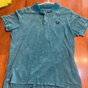 true religion polo size large like new